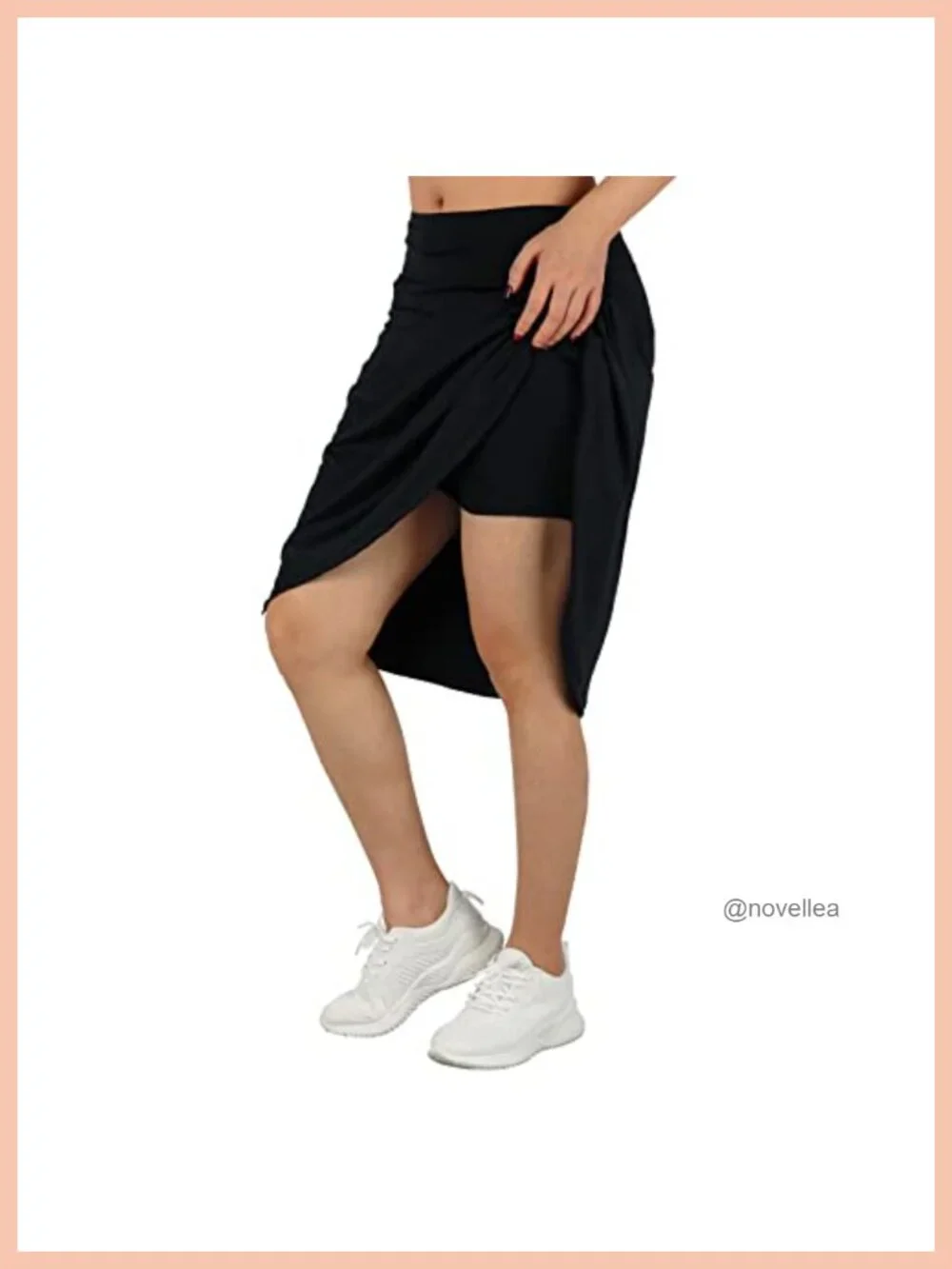 Women's Knee Length Skorts with Pockets Athletic Skirt Tennis Golf